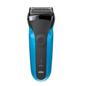 Braun Series 3 Shave And Style Rechargeable Wet And Dry Electric Shaver, Blue-Black - 310BT