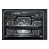 Baumatic 60cm Built In Electric Oven with Fan 69L, Silver and Black - BMEO6E8PM