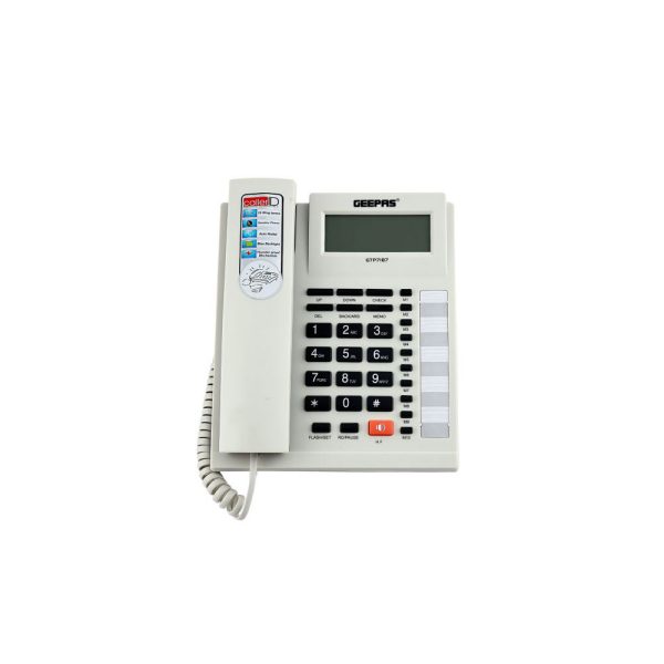 Geepas GTP7187 | Corded Telephone