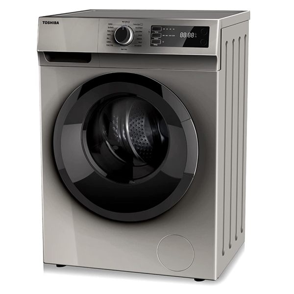 Toshiba 7 KG 1200 RPM Front Load Washing Machine, 16 Programs, ECO cold wash, 15' Quick Wash - TW-H80S2A(SK)