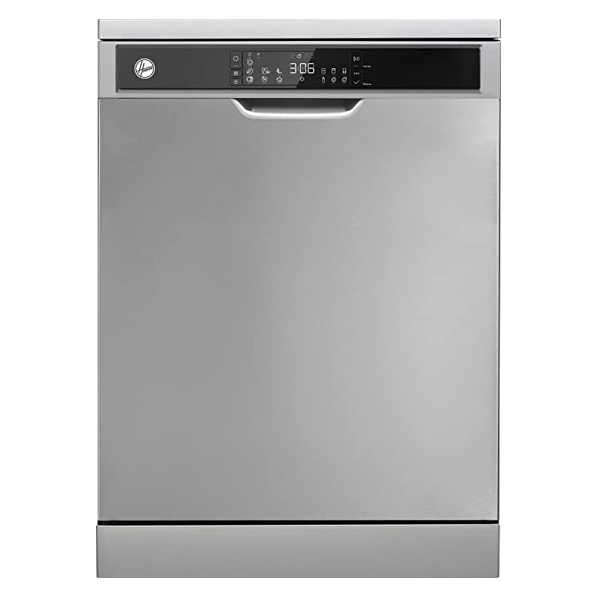Hoover 15 Place Dishwasher with 7 Programs Settings, Silver - HDW-V715-S