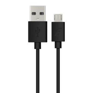 Energizer Classic Fast Charging Pocket micro-USB Cable, Black – C12UBMCBBK4