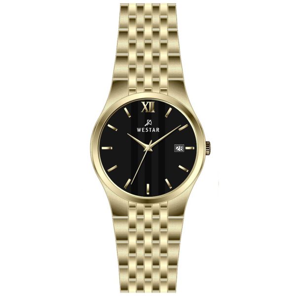 Buy Now Executive Gents Casual watch Gold strap | PLUGnPOINT
