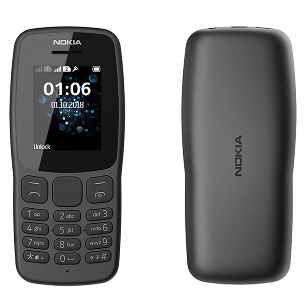 Nokia 106 (2018) 4mb 2g Dual Sim Middle East Version Grey – TA-1114