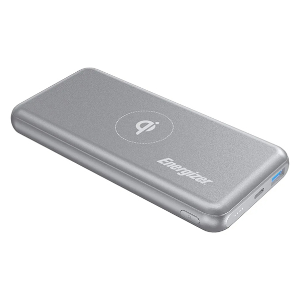 Energizer 10000mAh Wireless Powerbank Quick charge 3.0 with micro-USB Input, 18W, Grey – QE10007PQ_GY_MK