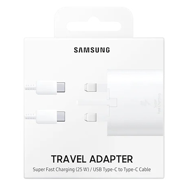 Samsung travel adapter 25W Black/White - EP-TA800XBEGAE