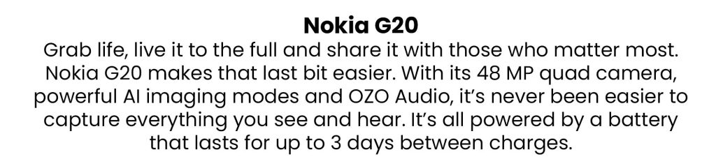 Nokia G20 | nokia g20 price in uae | g20 nokia