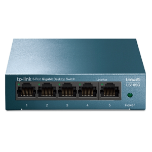 TP Link 5-Port 10/100/1000Mbps Desktop Network Switch - LS105G