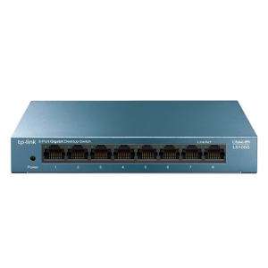 TP Link 8-Port 10/100/1000Mbps Desktop Switch - LS108G