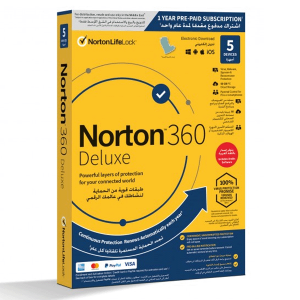 NORTON 360 Deluxe 50GB AR 1 User 5 Devices 12Month (3+2Generic) - 21405129