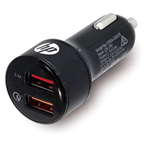 HP Dual Port Car Mobile Charger 3.0 - HP049GBBLK0TW
