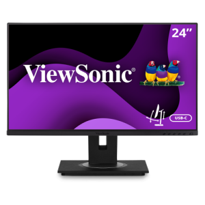 ViewSonic 24" 1080p Ergonomic 40-Degree Tilt IPS Monitor with USB C - VG2455