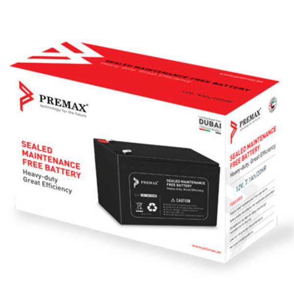 Premax UPS PM-BT7 | UPS Battery 12V/7AH | PLUGnPOINT