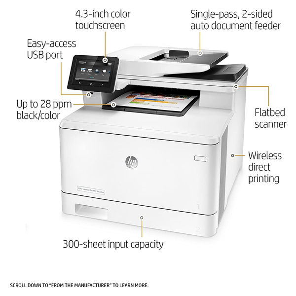 HP MFP M283fdn | Color LaserJet Pro MFP Printer 