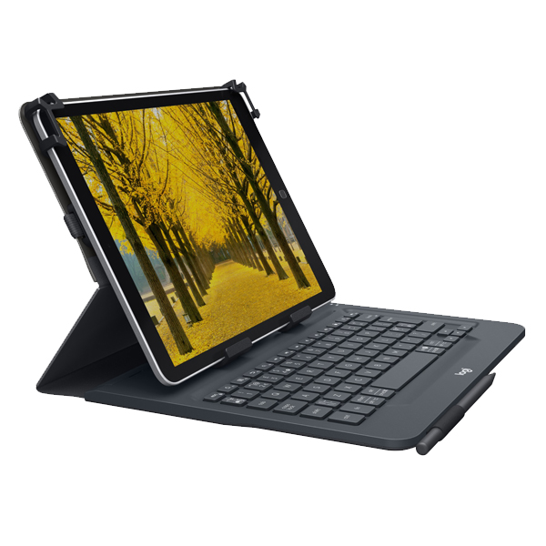 Logitech Universal Folio with integrated keyboard for 9-10 inch tablets - 920-008341
