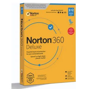 NORTON 360 DELUXE 25GB AR 1 USER 3 DEVICE 12MO 1+2 GENERIC - 21405146