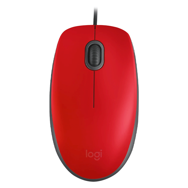Logitech M110 Silent Corded Mouse - 910-005488