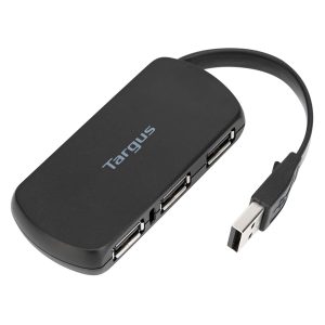 Targus 4 Port USB 2.0 Hub Black – ACH114EU