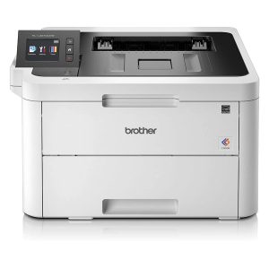 Brother Color LED Laser Printer with Wireless & Network connectivity, Automatic 2-sided Color Printing, Easy to Use Color Touchscreen, and integrated NFC reader for Mobile Printing - HL-3270CDW