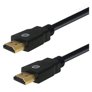 HP HDMI to HDMI Gold Terminal Cable 4K 1.5 meters, Black – HP001SBBLK1.5EU