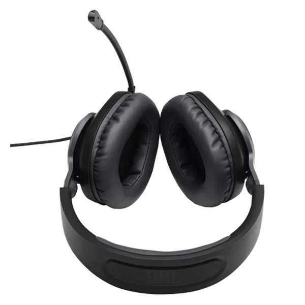 JBL Quantum 100 Wired over-ear gaming headset with flip-up mic Black - JBLQUANTUM100BLK