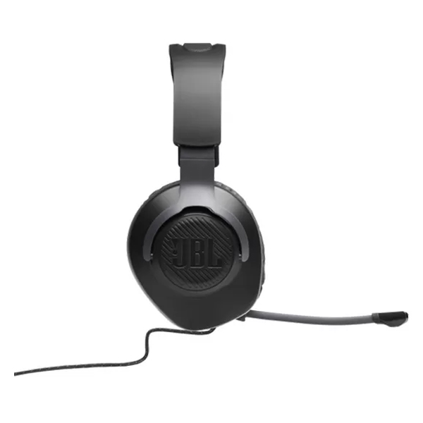 JBL Quantum 100 Wired over-ear gaming headset with flip-up mic Black - JBLQUANTUM100BLK