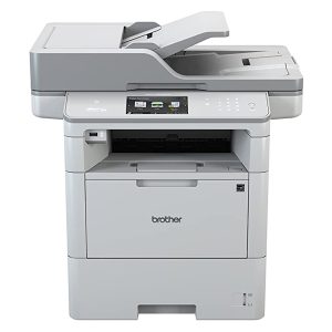 Brother MFC-L6900DW Mono Laser Printer – All-in-One, Wireless/USB 2.0/Network/NFC, Printer/Scanner/Copier/Fax Machine, 2 Sided Printing, 50PPM, A4 Printer, Business Printer