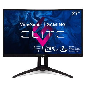 Viewsonic Elite Curved 27 1Ms 1440P 165Hz Freesync Premium Pro Gaming Monitor, Black - Xg270Qc