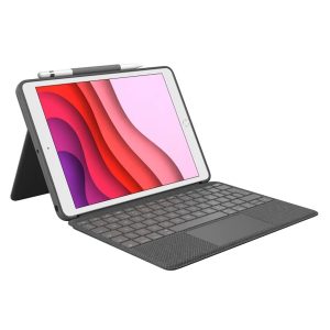Logitech Combo Touch Backlit Keyboard Case With Trackpad For IPad Graphite - 920-009996
