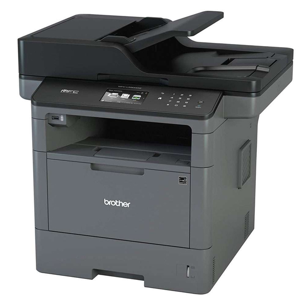 Brother All-in-One Mono Laser Printer, Black - MFC-L5900DW