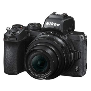 Nikon Z50 with 16-50mm Lens Mirrorless Digital Camera – Black – 101-1026-003589