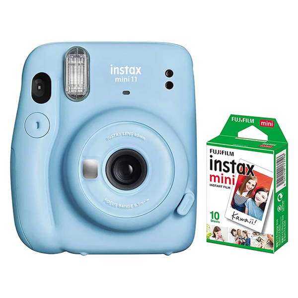 Buy best online Instax Mini 11 Camera Sky Blue | PLUGnPOINT