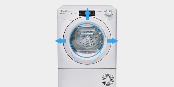 Candy Tumble dryer 10 Kg – CSOEC10TRER-19