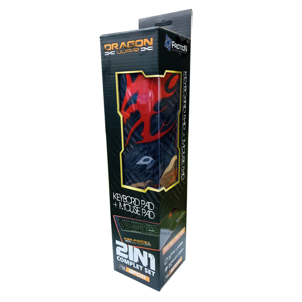 Dragon War Pro-Gaming Speed Version Keyboard+Mouse Mat – GP-011