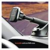 Porodo Car Phone Holder Magnetic Car Mount 360 Rotation, Gray - PD-ALUEMM-GY