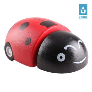 Udeas Varoom Pull Back Animal Toy for Kids, Ladybug - 813031E