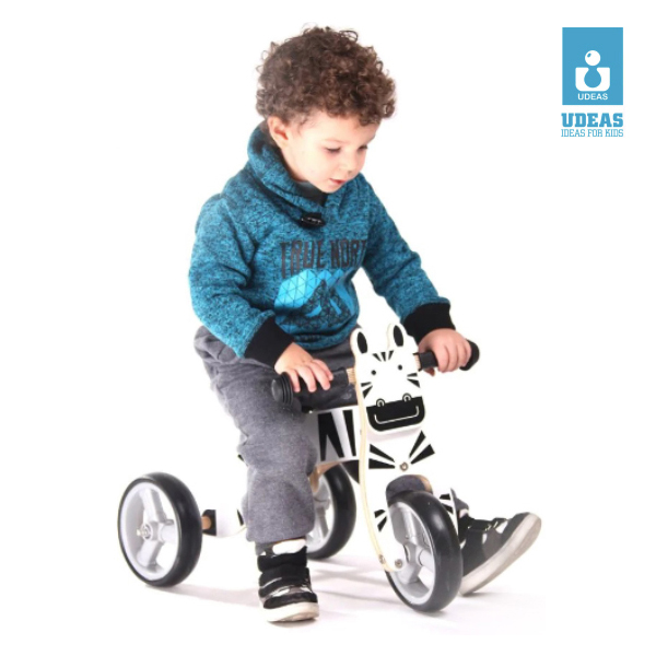 UDEAS Varoom Mini Bike 2in1 for Kids, Zebra – 815004A