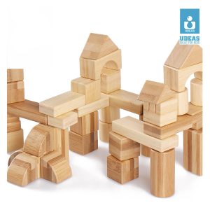 Udeas Ufun Bamboo Building Block Toy (50PCS) For Kids - 819009A