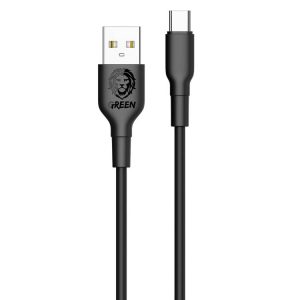 Green Lion USB-A to Type-C Charging Cable PVC 2A, 1.2M - GNCTYCBK