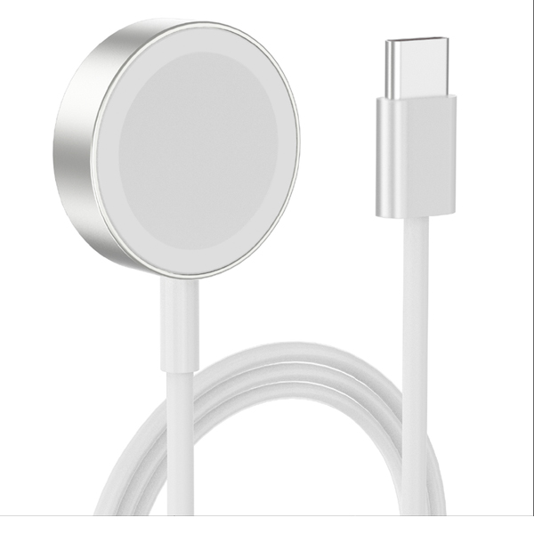Green Magnetic Charging Cable 1.2M Type-C Interface for iWatch Silver - GNMCTCISL