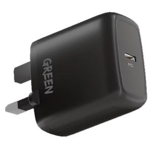 Green Lion USB-C Adapter Wall Charger 20W - GN20UKWCBK