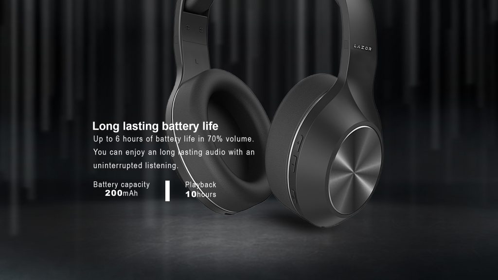 Lazor Jazz Plus On-Ear Wireless Headphones - EA205