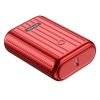 Porodo Power Bank 10000mAh QC3.0 with PD 20W Red - PD-PBFCH001-RD