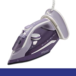 Super General Steam Iron SGI95SCC 2400 Watts Power, Ceramic Sole-plate, 3 Functions and more! This light-weight and durable SGI95SCC Steam-iron from Super General makes an ideal companion for any household or for those who travel. This steam-iron features a powerful 2400 watts motor, 3 functions for various fabrics and ceramic sole-plate for ultimate fabric care!