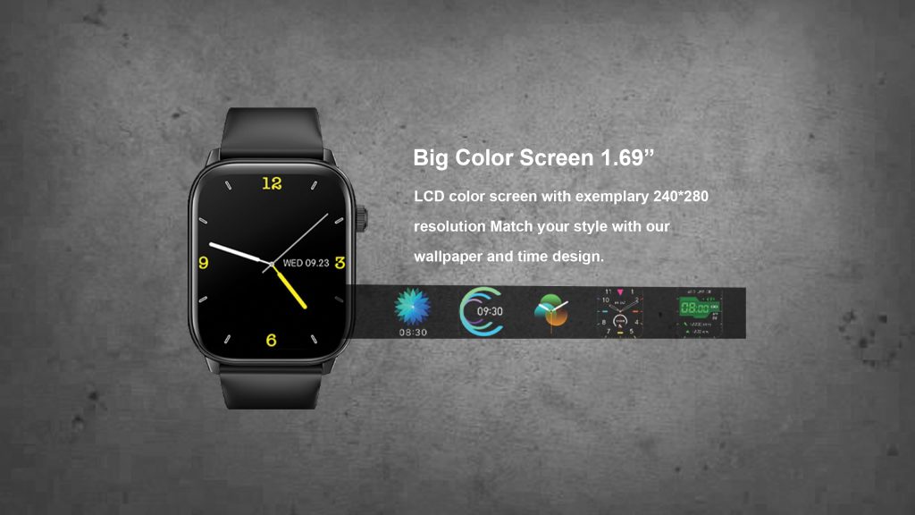 Lazor Core Smart Watch Touch Screen Multiple watch black - SW30