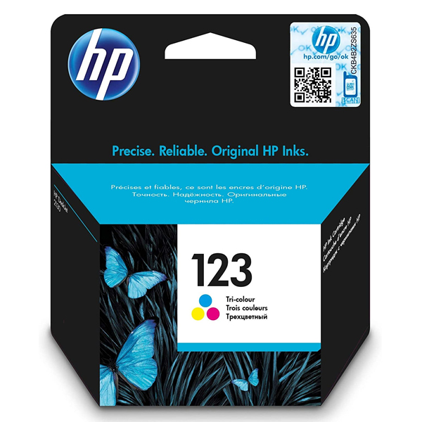 Buy Best HP 123 Tri-color Cartridge - F6V16AE|PlugnPoint