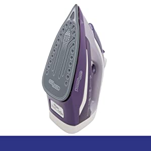Modern Design, 2400 Watts Power Our robust and powerful steam-irons comes in a matte purple and white finish that blend in with any home interior. Made from light-weight and high-quality material, easy to clean and maintain Powerful 2400W power to ensure all crease are removed from pants, dresses, suits or long shirts and provides a smooth and hassle-free operation. Let it be cotton-shirts, business shirts, pants or bedsheets – this easy solution neatens them all.