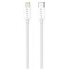 Lazor Bolt 3A Fast Charging Cable Type-C to Lightning for iPhone- 20W Current Grey - CL76
