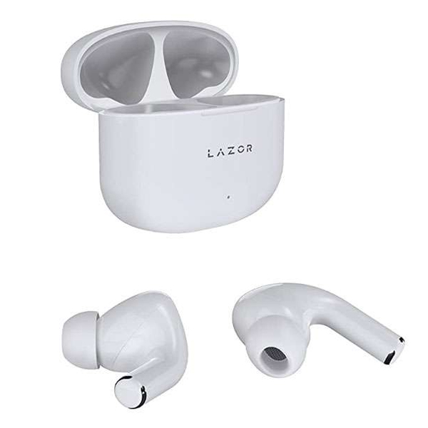 Lazor Surround True Wireless Earbuds White - EA227