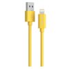 Porodo PVC Lightning Cable 1.2m Yellow - PD-CEL12-YEL